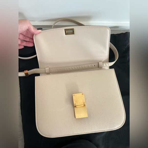 Celine box bag in beige colorin medium - Picture 5 of 12